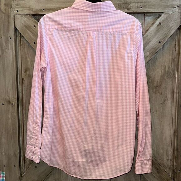 Club Class Pink Gingham Button Down Shirt - Picture 3 of 4